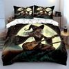 Halloween Witch Art Decor Set Soft Comfortable Duvet Cover Bedding Set Included 1*Duvet Cover & 2*Pillowcases, Gift
