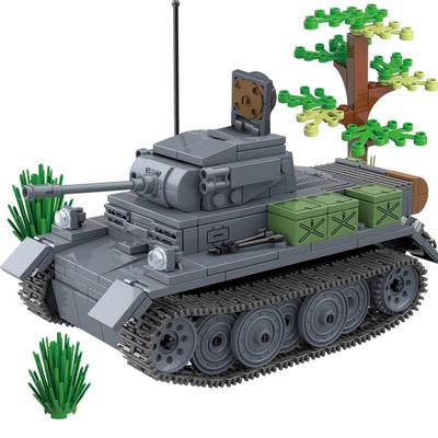 Neue Zweiter Weltkrieg 2 Militärische Deutsche Zweite L-Typ Panzer Soldat Waffe Serie Modellbaukasten WW2 Steine Spielzeug Für Kinder