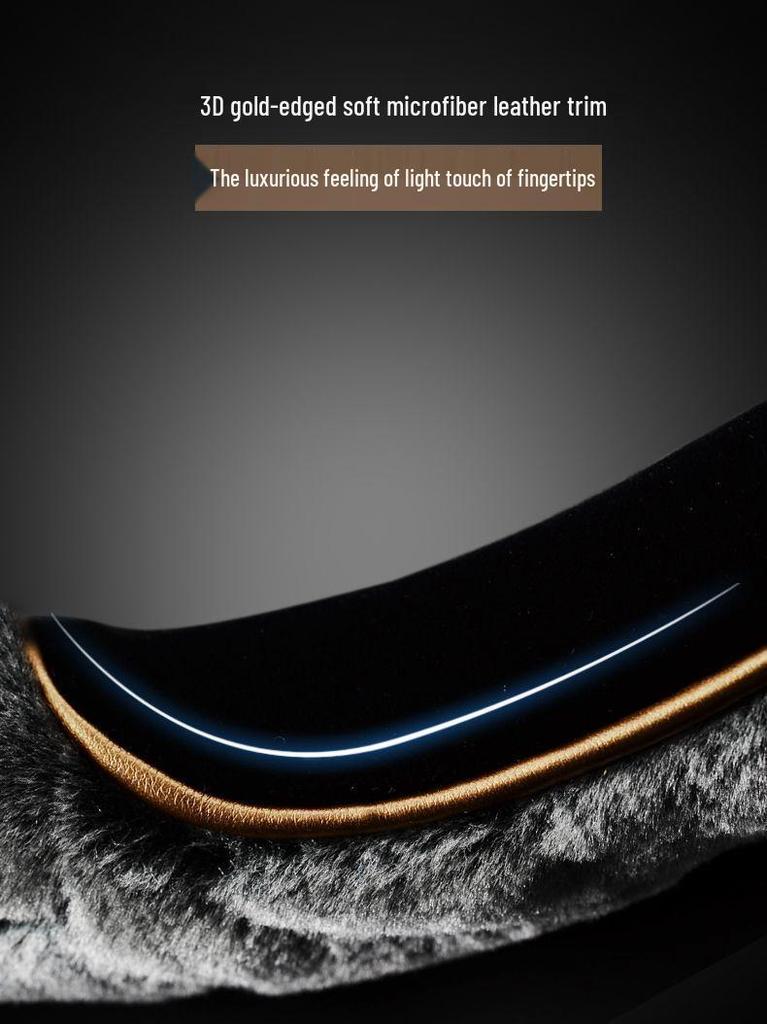 Plush Winter Steering Wheel Cover for GAC Trumpchi GS4, GS8, GS357, Yingbao, Yingku M8, M6, E8, E9