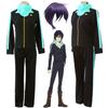 Noragami Anime Yato Cosplay Costume Casual Sports Uniform Full Sportswear Set