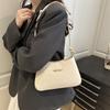 Simple and fashionable new casual commuting solid color temperament elegant hand-held underarm crossbody shoulder women's bag
