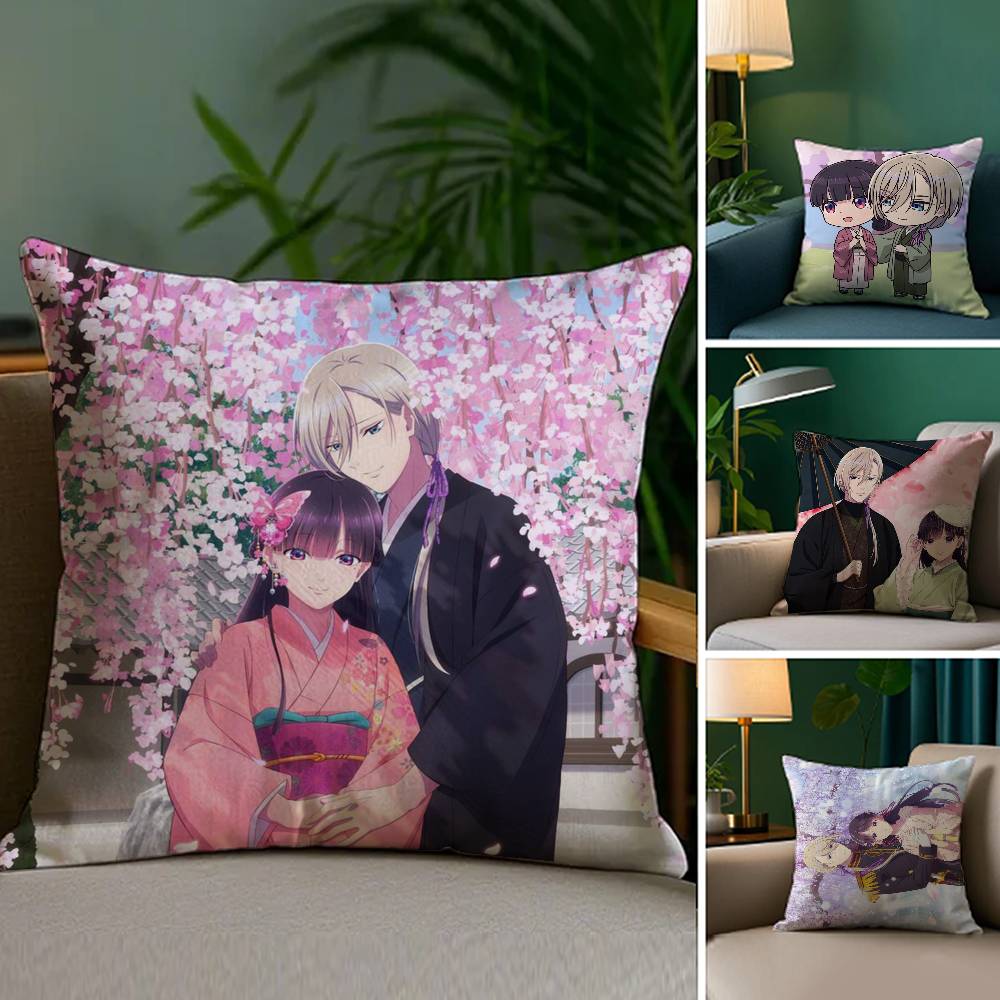 Happy M-MarriageS Pillow Case Anti-dustmite Invisible Zipper Sofa Bed