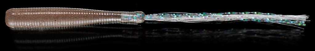 Fish Arrow Soft Lure Flasher Worm 1 Inch 6 Piece Per Pack #10 (0462)