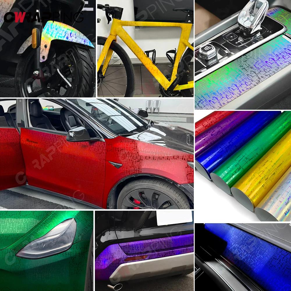 Gloss Sticker Mayan Pattern Wrap Waterproof Color Auto Body Change Films for Motorcycle Decal Scooter Car Decoration Accessories