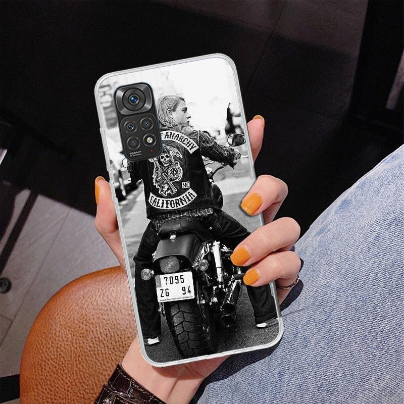 

Чехол для телефона Sons Of Anarchy Черный Чехол для телефона для Xiaomi Redmi Note 15 14 14S 13 Pro Plus 12 12S 11S 11E 10S 10 11T 5G Уникальный Redmi Note 13 4G