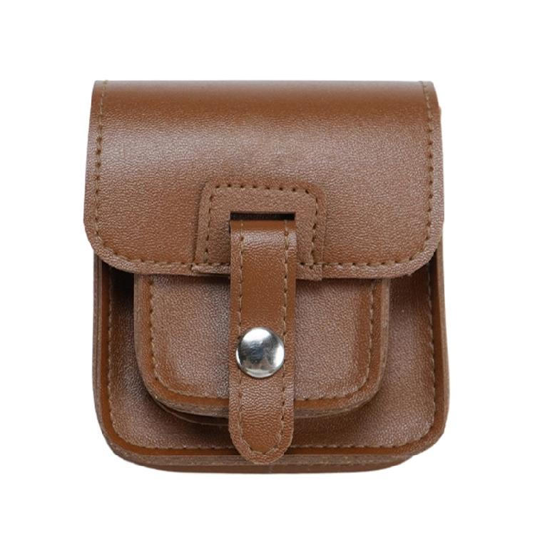 

Large Capacity Water Resistant Leather Protective Pouch Organizers Carrying Bag Suitable for RG34XXSP Handheld Console 1