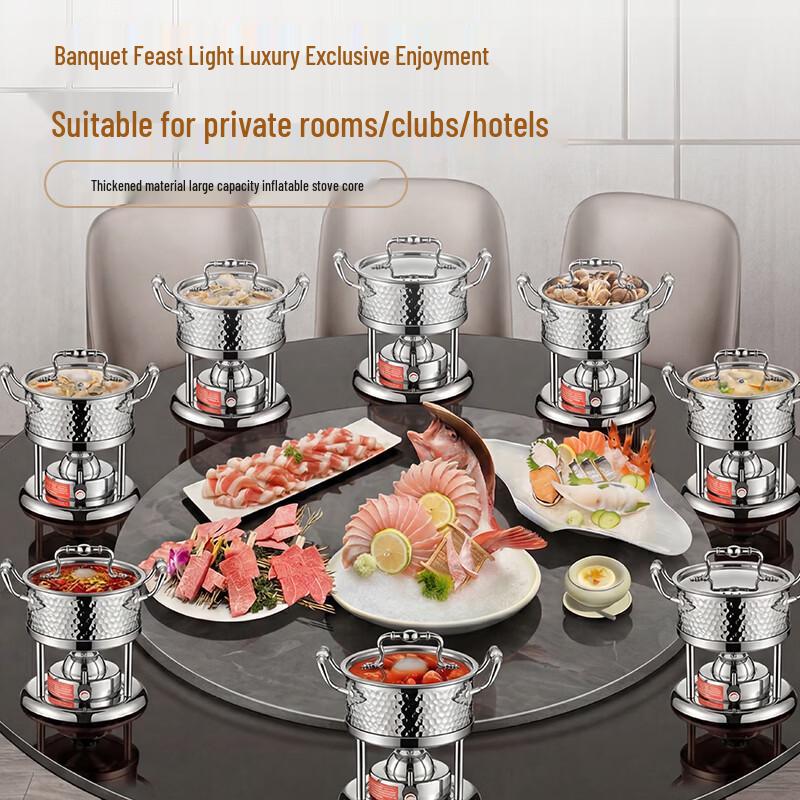 Jinwanfu 304 Stainless Steel Personal Hot Pot
