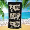 Sommer Strandtuch Sport Fitness Geschenk Matte für Fitnessstudio Pool Outdoor Dekor Heimdekor Schwimmen Radfahren Laufen Wasserdicht Reiseaccessoire