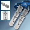 Herramienta de extracción de bujías magnéticas de 14 mm 16 mm, llave de vaso de 3/8", kit de herramientas de vaso de extensión de llave de bujía de 12 puntas giratorias