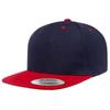 Yupoong Mens The Classic Premium Snapback 2-Tone Cap