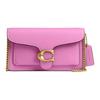 Tabby 21 Classic Logo Commuter Calfskin Shoulder Bag Small Women's Pink