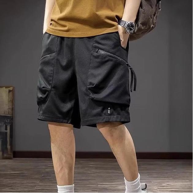 Summer Shorts Korean Style Cargo Shorts Men's Sports Casual Pants Loose Trendy Brand Large Size Pants