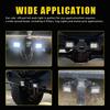 2PCS LED Light Bar Tow Hitch Hook Lights Bar 4x4 Off Road Ditch Lamp Spotlights Holder 12-24V Headlights for Truck Tractor Atv