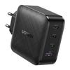 Ugreen 65W GaN Multi-Port Fast Charger with USB-C & USB, QC 3.0, Power Delivery, Gallium Nitride Tech, Black (Model CD224)