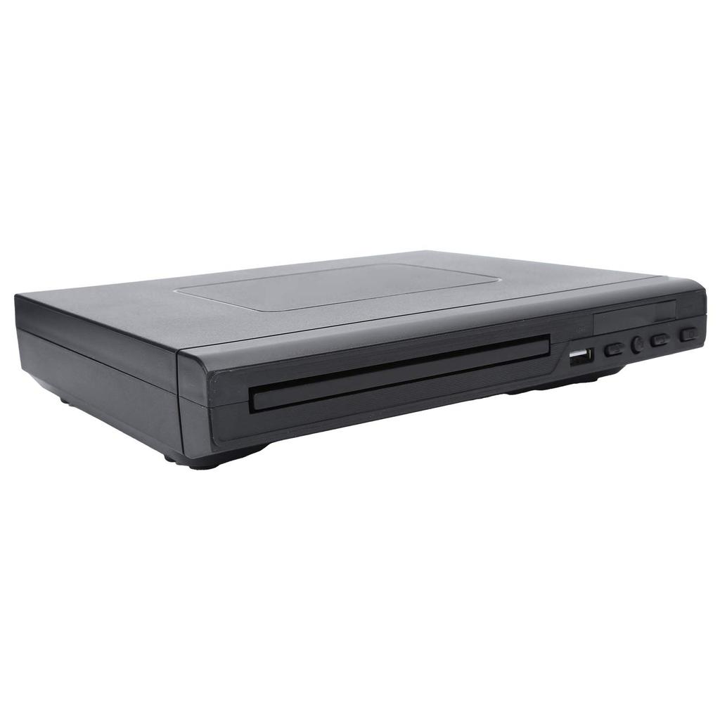 Home DVD Player, Durable DVD Player, Easy-to-use for Office Use, Black