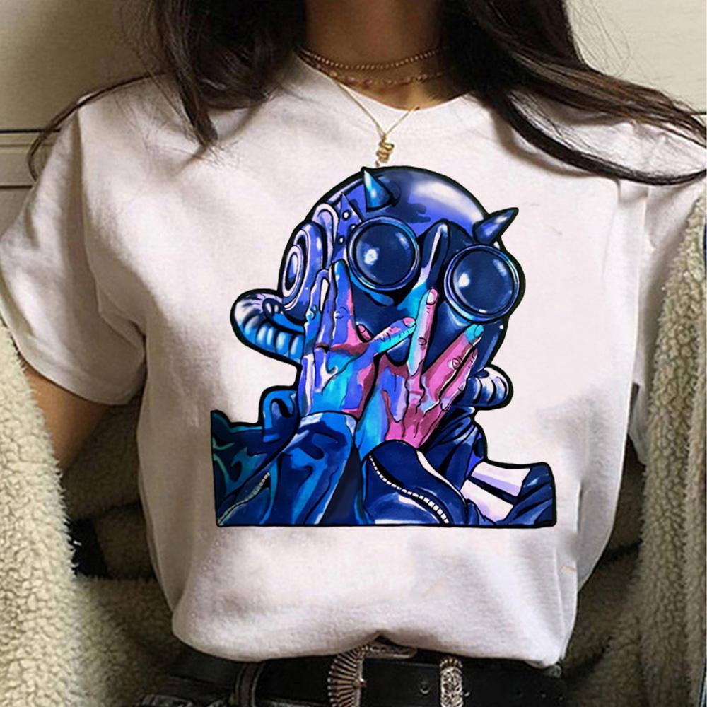 Ghost Band Toppar Dam T-shirts Streetwear Harajuku T-shirts Kvinna Roliga Designer Mangakläder