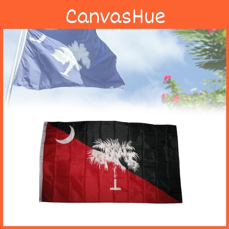 Of 3x5 State South Carolina Garnet Black Flag Banner Grommets Supplies Gamecocks