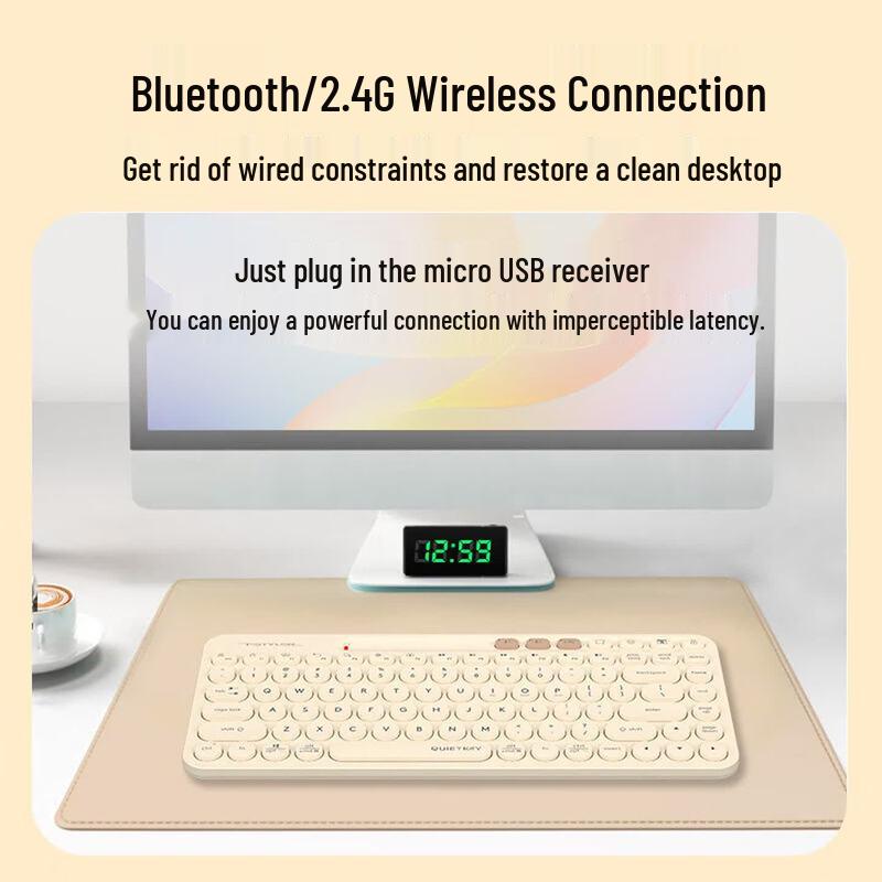 A4TECH Silent Multi-Mode Wireless Keyboard