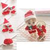 Adorable Christmas Doll Costume Set Featuring 20cm Santa Outfit With Hat And Pants