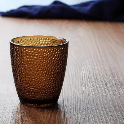 Acrylic Plastic Cup for Juice Restaurant Home Cold Drink Canteen 360ml 210ml коричневый