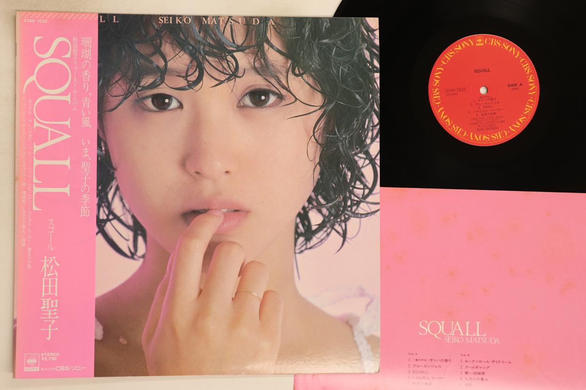 

LP Record SEIKO MATSUDA - Squall 27AH1032 CBS SONY 1980 Japan Obi Japanese Pop/Rock Used