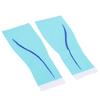 1 Pair Calf Compression Sleeve Breathable Lightweight Light Blue Footless Calf Sports Socks for Running Cycling