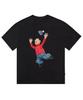 Fashion Trend Short Sleeve Anime Character Printed Pattern Tshirt Round Neck Unisex Unisexs Casual Street Wear Popular Fashion