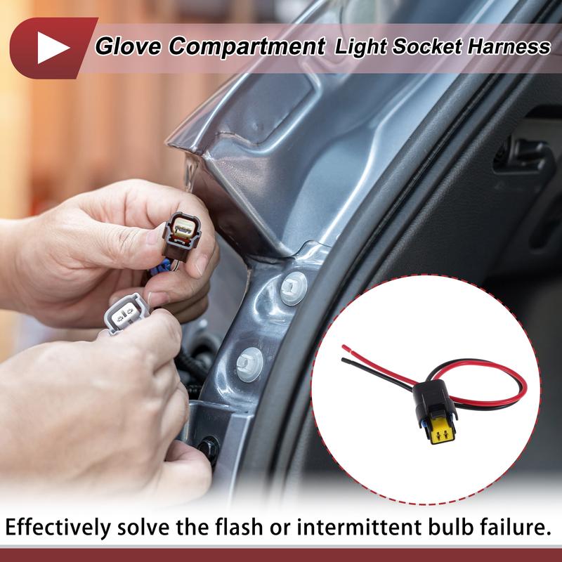 X Autohaux Glove Box Lights Light Socket Wiring for Ford Ecosport 2012-2024 No.1490626