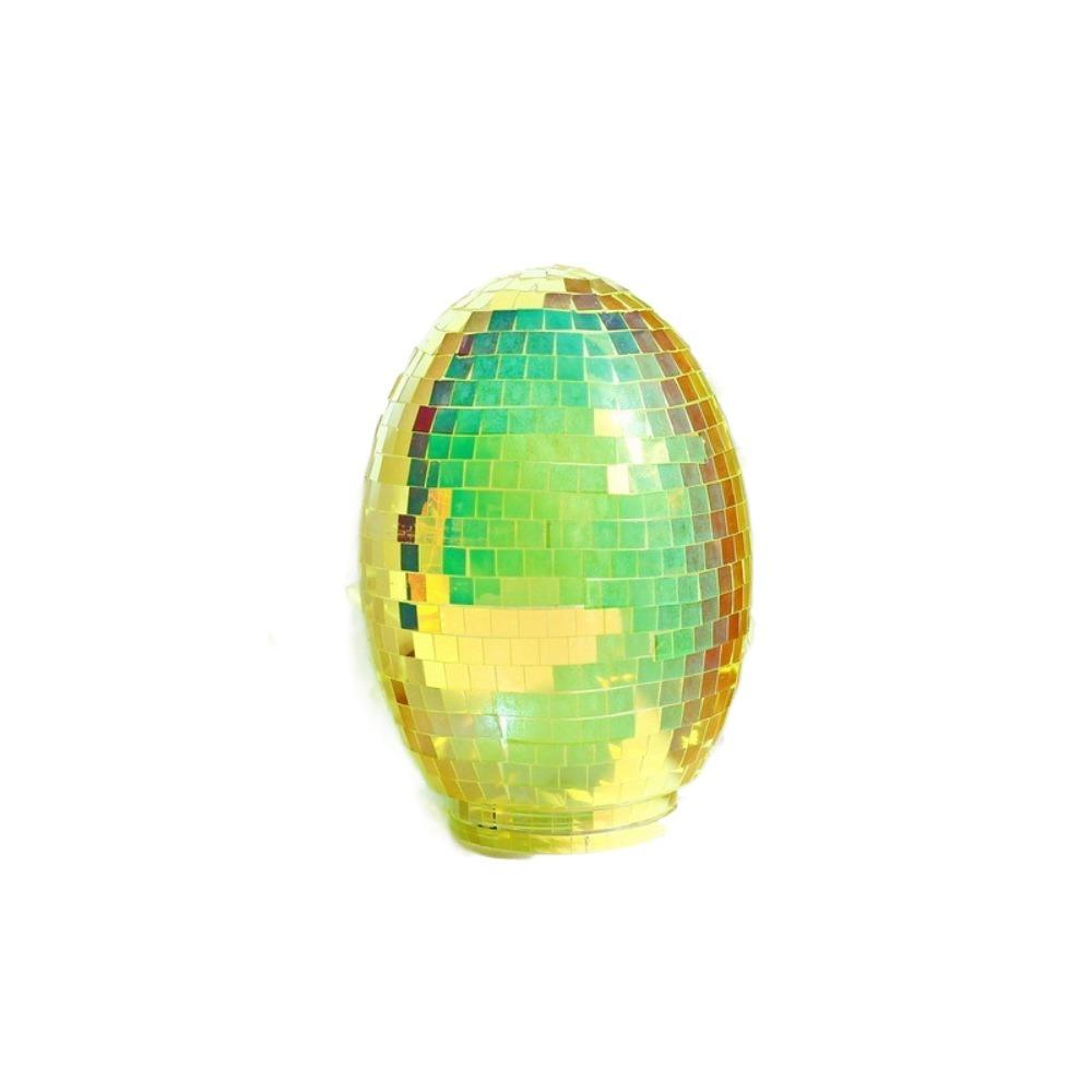 

Easter Theme Glass Disco Egg Ball Adorable Reflective Mirror Ball Egg Ornaments Children s Gifts зелений
