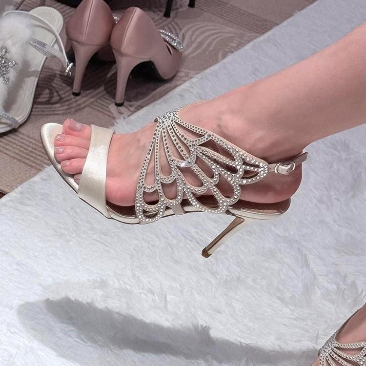 New Style Open-toe Platform Sandals, Single Heel Women s Low-heeled Shoes 34 бежевый