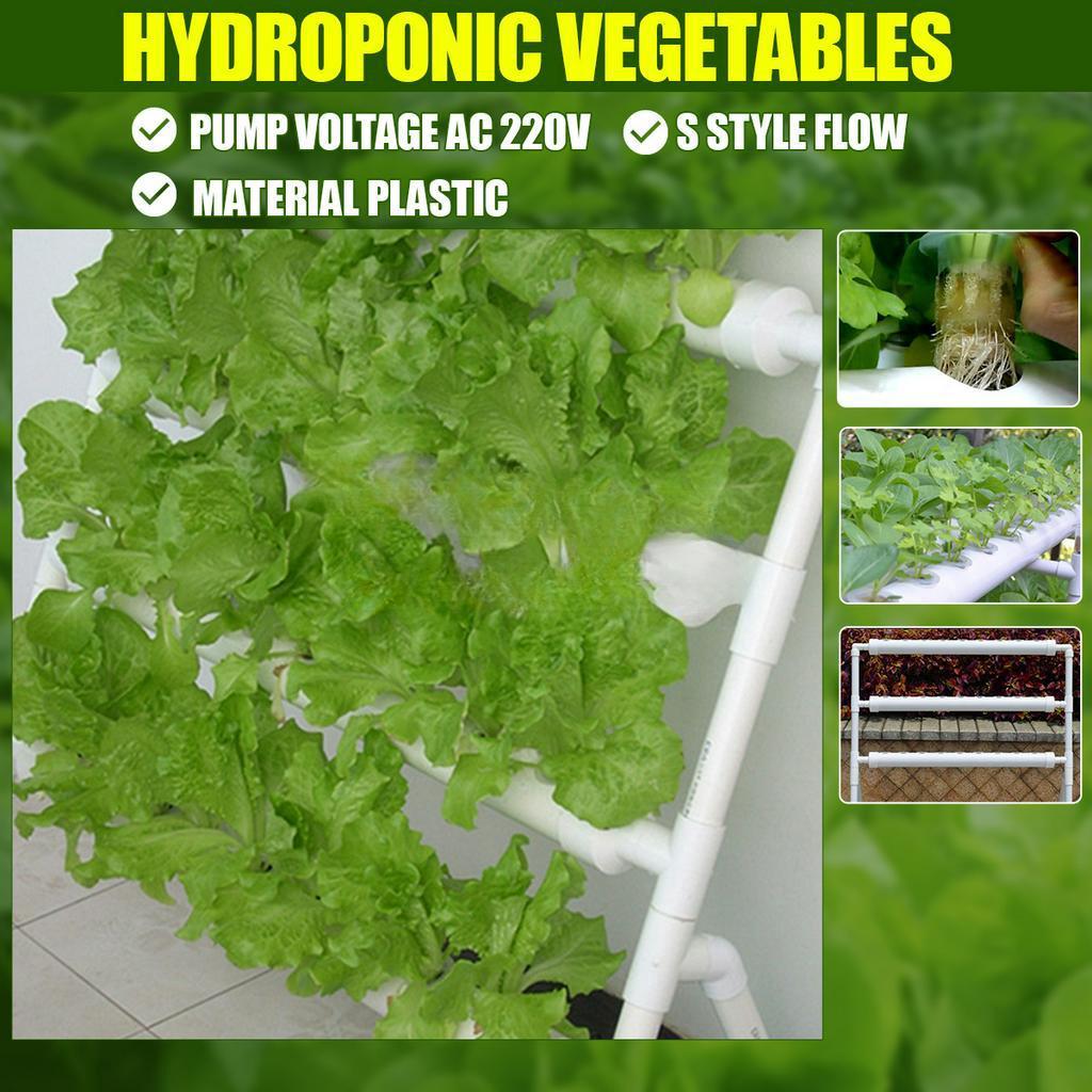 36 Planting Sites Garden Plant Vegetable Planting Grow Box Deep Water Culture System 4 Layers Horizontal Hydroponic Grow Kit Set