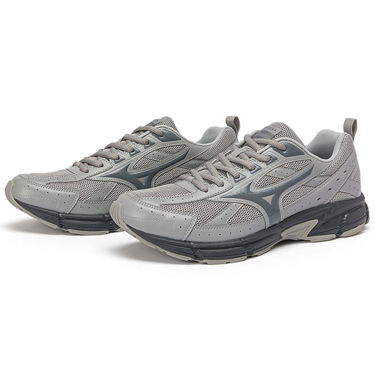 Mizuno Scarpe da Corsa Casual Basse con Suola Spessa Retro Veloce Tessuto Pelle Ammortizzazione Resistente all'Usura Traspirante Rimbalzo D1GH223004