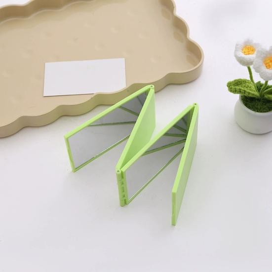 Multi-Angle Folding Self Haircutting Mirror Head Back View Available Foldable Makeup Mirror 4-Way