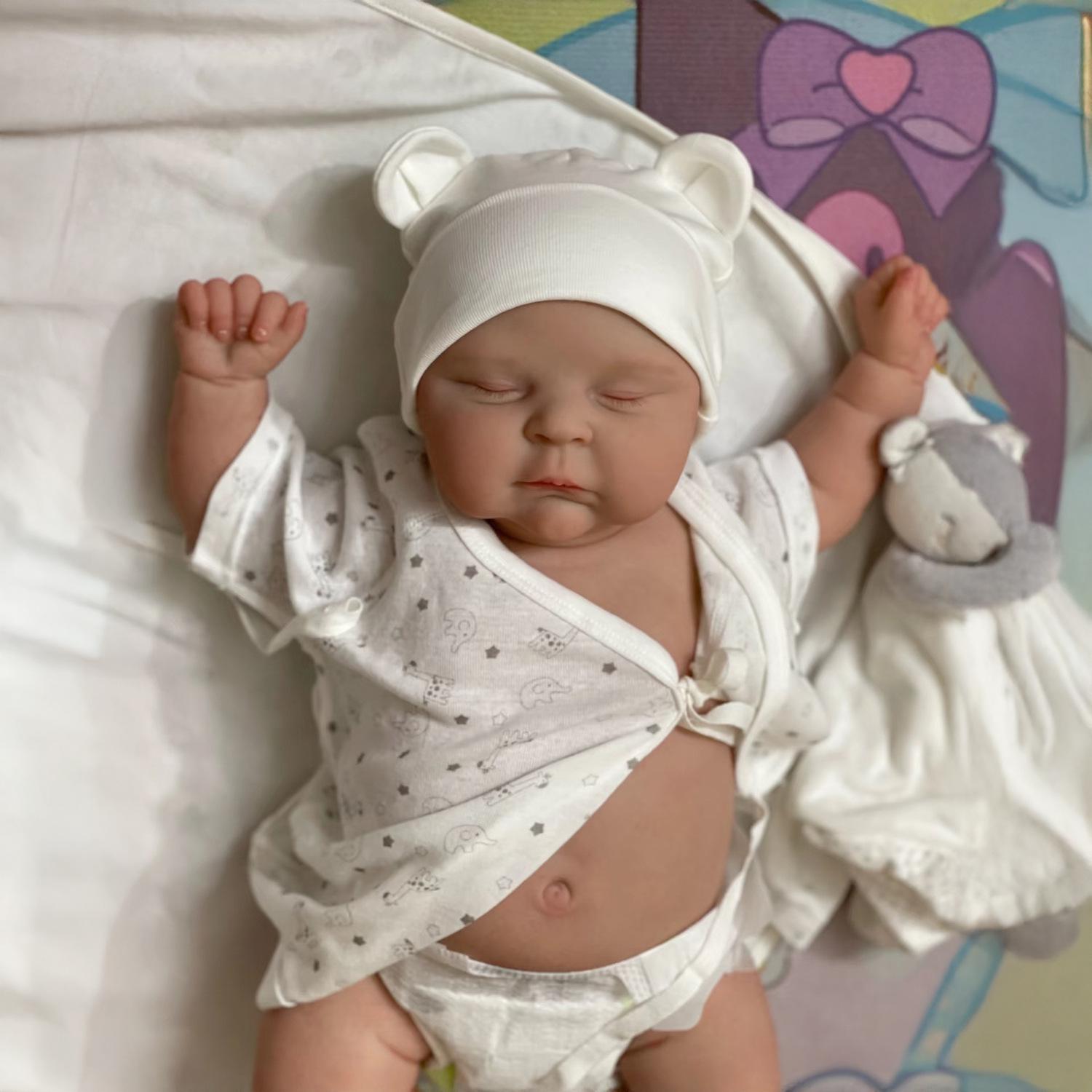 19-Inch Peaches Short-Sleeved Cardigan Baby Doll Full silicone как