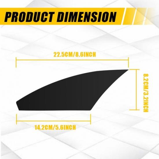 For -2025 Civic Honda Headlamp Smoked Reflective Decal Stickers Vinyl Tint