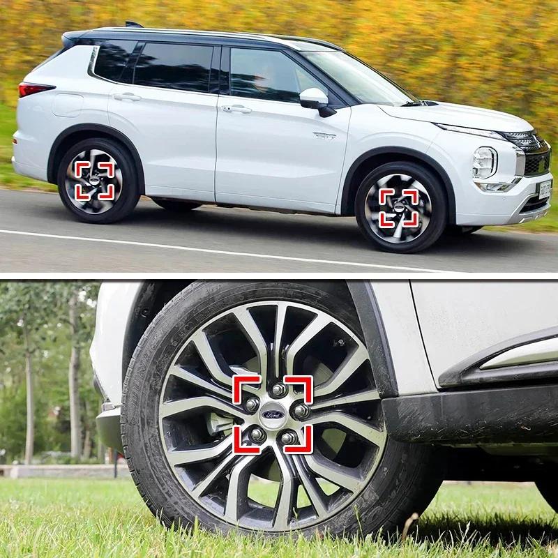 Car Sticker Ford New 2025 Hot 4Pcs 56mm Car Wheel Center Hub Cap Badge Logo Sticker For Ford Mondeo Focus Fusion Escape Kuga MK2
