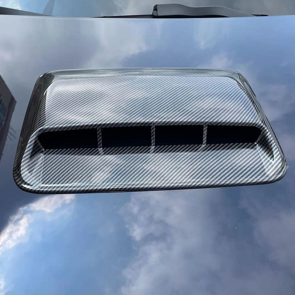 Universelle Auto-Luftstrom-Ansaug-Haube Kohlefaser Automobil-Luftansaug-Haube Auto Außen