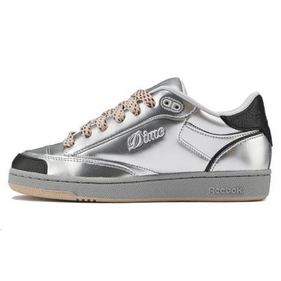 DIME x Club C Bulc Metallic Silver Unisex Sneaker Silber-Metallic Modern-Beige 100069825