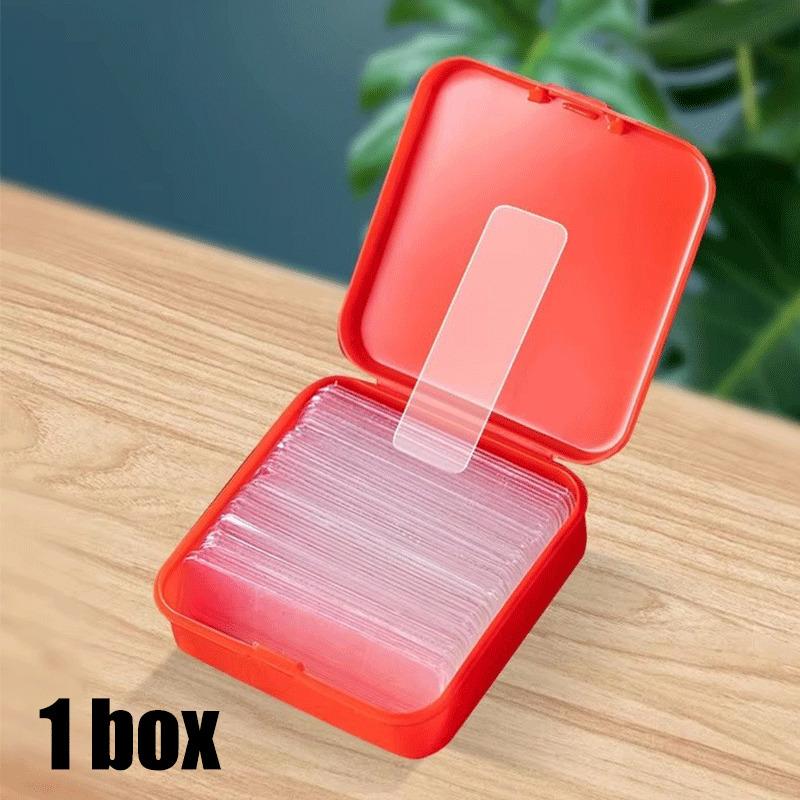 

1-12box Double-sided Adhesive Tape Washi Tape Reusable Waterproof Wall Sticker Non-marking and Washable Self Adhesive Appliance 3.5x1cm