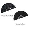Folding Fan Portable Lightweight Decorative Bamboo Frame Reflective Butterfly Performance Hand Fan Party Decor