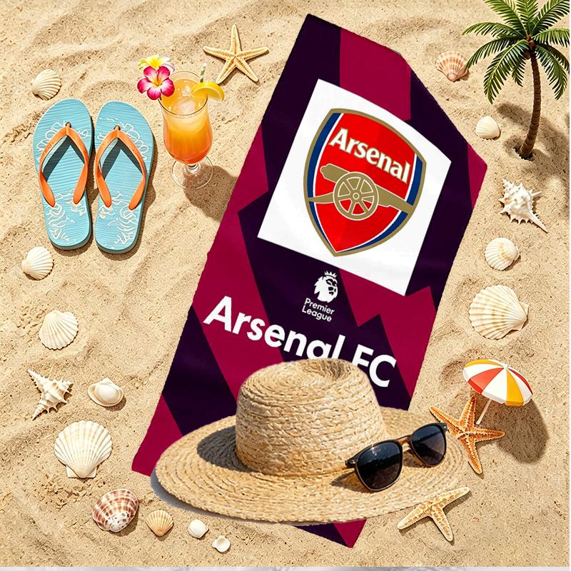 Football team.C Print Beach Towel, Versatile Lightweight Absorbent Beach Towel for Pool Surf Yoga Bathroom, Perfect Birthday Holiday Gift