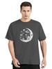 Summer T-shirt High Quality Cotton Funny Astronaut Moon Barbecue Casual T Shirt Fitness Unisex Tops Tees Clothing