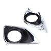 Replacement Fog Light Frame, High Quality,  ,   Fit, Improves Vehicle Appearance for Venza 2013 2016, Black Silver, 2 Pieces