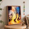 Disney Oil Painting Art Painting Set Mother Gothel Rapunzel Home Wall Decor Handmade Gift