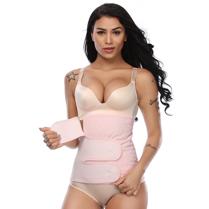 FLORATA Women Postpartum Belly Wrap 2 in 1 Postpartum Recovery Belt Tummy Control Waist Trainer Body Shaper at Women’s Clothing store