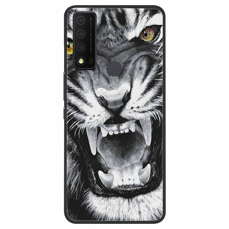 For TCL 30 XE 5G Case Marble Cat Soft Silicone Back Case for TCL 30 XL 30V 5G Phone Cover TCL30 XE T767W 30XE 5G Coque Funda Bag