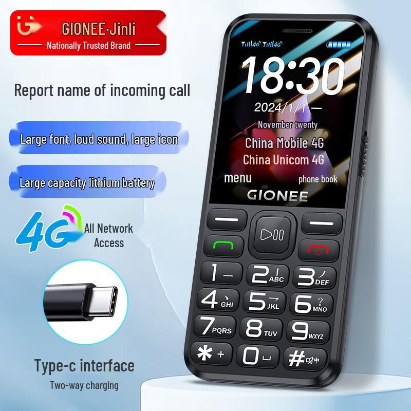 Gionee G510 Senior 4G Feature Phone (CN Version)