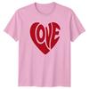 Love Heart Graphic Unisexs TShirt Unisexs Tee Valentines Day Unisex Top