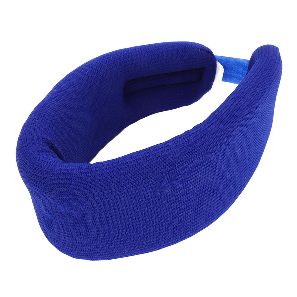 Foam Neck Brace Adjustable Neck Cervical Support Brace for Neck Pain Pressure Soft Cervical Collar for Home Dark Blue S