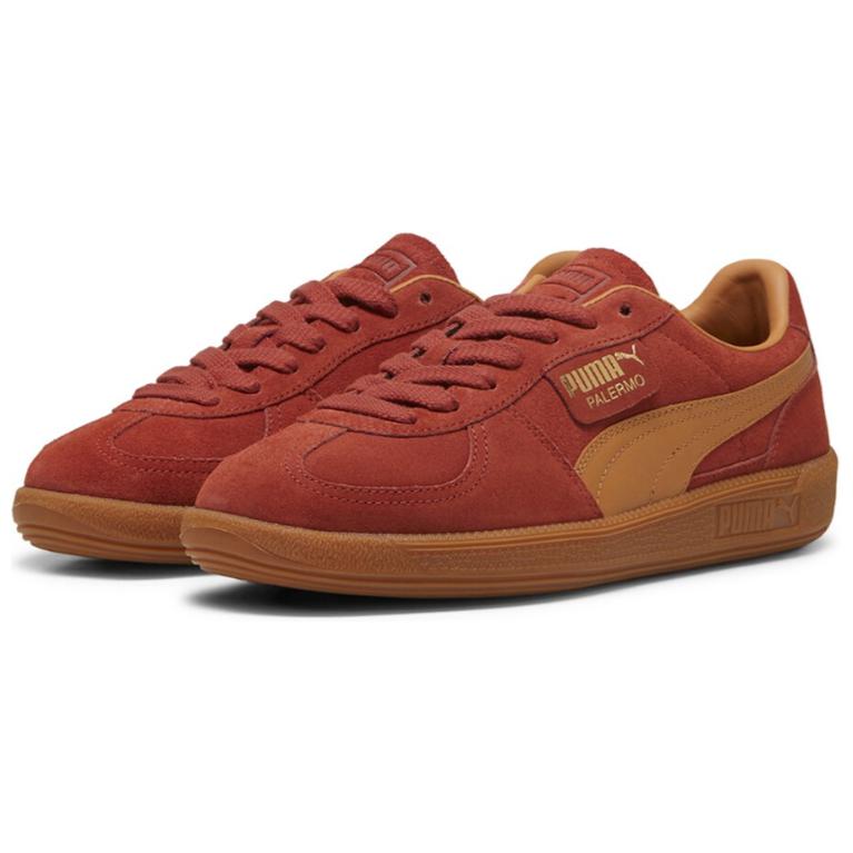 Puma Palermo Unisex Mars Red Caramel Latte 396463-24